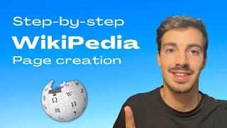 How to Make a WikiPedia Page  Stepbystep Tutorial [upl. by Tegdig]