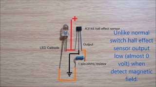 IGBT Transistorised Electronic Ignition using a 3144 Hall magnetic sensor [upl. by Eachelle]