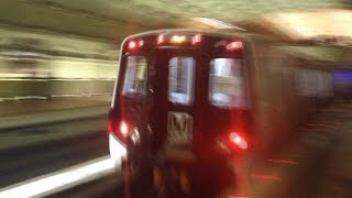 Xclusive  WMATA Metrorail Kawasaki 7000 Testing on the Red Line [upl. by Arahahs]