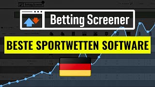 Beste SPORTWETTEN Software  Betting Screener Tutorial [upl. by Airdnahs]