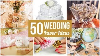 50 Best Wedding Favor Ideas  Your Guests Will Love Them [upl. by Marbut]