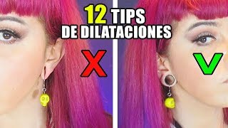 🔴 12 TIPS DE DILATACIONES cuidados y consejos  SORTEO DE PLUGS 😱 Dilatación de oreja [upl. by Anairt]