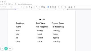 Grade 5 Unit 2 Wk 2 Lesson 4 Inflectional Endings [upl. by Sim]