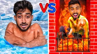 Worlds most hot vs cold room challenge [upl. by Okikuy]