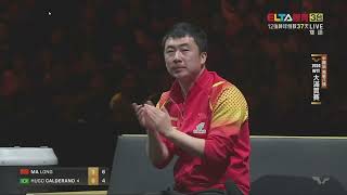 WTT China Smash Mens Singles Quarter Final Ma Long VS Hugo CALDERANO [upl. by Inalawi858]