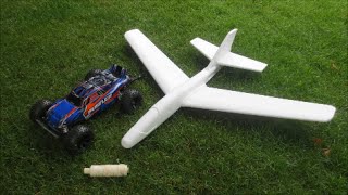 Will An RC Car Fly A Styrofoam Plane [upl. by Veda]