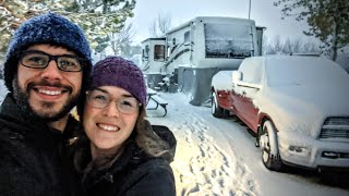 The Best RV Winter Setup How to RV in Winter and the Gear That Will Keep You Cozy Warm [upl. by Tosch534]