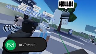 ROBLOX VR EXPLOITING [upl. by Eicyac]