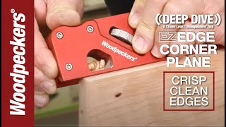 How To Plane Perfect Chamfers amp Radiuses With EZ Edge  Deep Dive  Woodpeckers Tools [upl. by Wiencke]