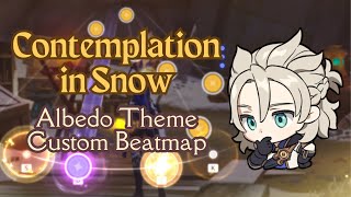 Contemplation in Snow Albedo Theme Custom Beatmap [upl. by Byrne]