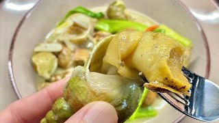 Whelks or Sea Snails with Coconut MilkSea Snails Easy Recipe [upl. by Margeaux]