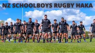 NZ Schoolboys Rugby Haka [upl. by Gudren]