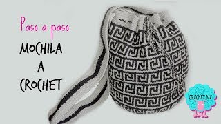 Tutorial mochila a crochet [upl. by Botsford81]