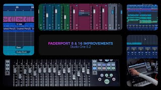 Studio One 52 FaderPort 816 Improvements [upl. by Farrica]