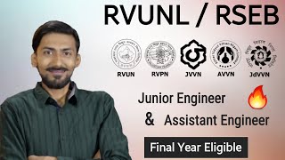 RVUNL recruitment 2021 🔥 1500 posts  Final Year Eligible  All India  Rajasthan Electricity Board [upl. by Flip]