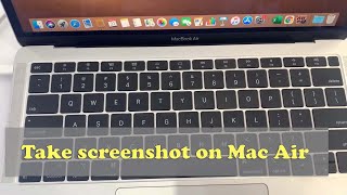 How to take screenshot on MacBook Air laptop [upl. by Olinde]