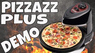 Presto Pizzazz PLUS Rotating Pizza Oven  How good does it cook 2021 Unboxing amp Demo [upl. by Naujej567]