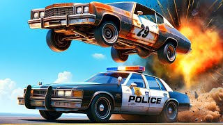 EPIC Police Chases amp MASSIVE Crashes in the Best of BeamNG Drive Mods [upl. by Suaeddaht]