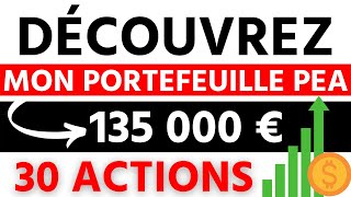 Quelle performance pour mon portefeuille actions PEA en 2021  Découvrez mes 30 actions [upl. by Nikoletta745]