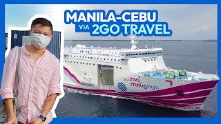 MANILA TO CEBU via MV 2GO MALIGAYA Ferry • What to Expect How to Check In • Filipino w ENG Sub [upl. by Bridges]