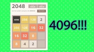 Beat 2048 Strategy Walkthrough 4096 [upl. by Fellows562]