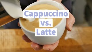 Cappuccino vs Latte and How They’re Different [upl. by Nayve]