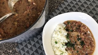 AUTHENTIC SouthernStyle Red Beans and Rice StepbyStep  How to make red beans and rice [upl. by Nellac]