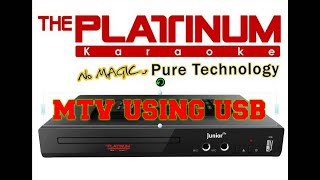 HOW TO ADD MTV OR CUSTOM UPDATED SONGS VIA USB IN PLATINUM KARAOKE KS51040REYNA SE3C3 [upl. by Niawd]