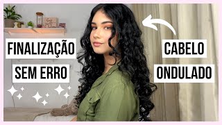 FINALIZAÇÃO SEM ERRO pra CABELO ONDULADO ✨  Ana Moraes [upl. by Harl883]