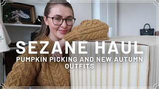 PUMPKIN PICKING SEZANE HAUL AND NEW AUTUMN OUTFITS  PetiteElliee [upl. by Hayotal947]