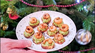 TOASTS A LA CRÈME DE BROCOLI ET AUX CREVETTES ÉPICÉES [upl. by Fitzpatrick]