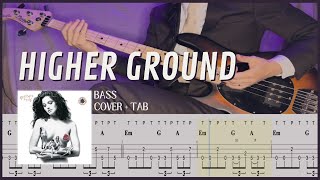 Higher Ground  Red Hot Chili Peppers Bass Cover with Tab [upl. by Pryor]