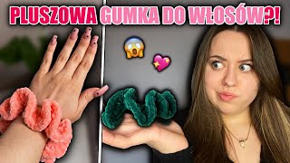 SCRUNCHIE DO ZROBIENIA W DOMU 🧶🤩  Prosty wzór na szydełku 💃 [upl. by Aizirk39]