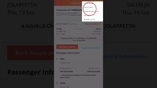 How to cancel ticket in IRCTC for one person  Cancel train ticket in IRCTC  irctc shorts train [upl. by Selinski651]