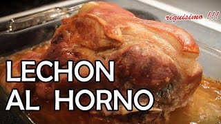 Como preparar un Lechon al Horno fácil [upl. by Santini]