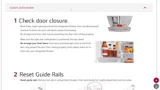 LG Refrigerators Troubleshooting Frost Buildup On An LG Refrigerator [upl. by Htiek]