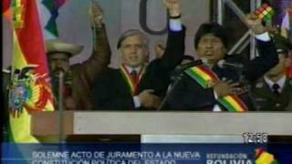 Bolivia Evo Morales Promulga Nueva Constitución 33 [upl. by Barsky]