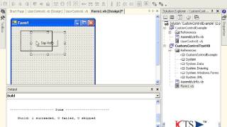 Developing Custom Control using VBNET VBNET ProgrammingVBNET Tutorials [upl. by Odnesor]