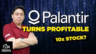 Palantir PLTR Turns Profitable 10X Stock [upl. by Bland]