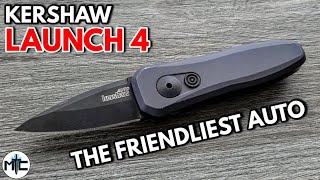 Kershaw Launch 4 Cali Legal Side Opening Automatic Folding Knife  Overview and Review [upl. by Merola]