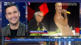 Pierpaolo Pretelli protagonista a tale e quale showquot  La vita in diretta 25102021 [upl. by Nomelihp]