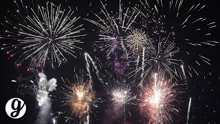 12 Minute Fireworks Show with Sound 4K UHD 60FPS  GRATEFUL [upl. by Giles596]