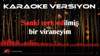 YIKILMIŞIM BEN İbrahim Tatlıses  KARAOKE [upl. by Ilram]