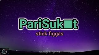 parisukat  stick figgas lyrics video ang mga butas sa pader [upl. by Adnarym960]