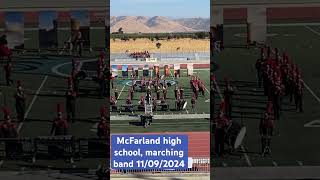 McFarland high school marching band at orange cove Ca 110924 [upl. by Chaunce]