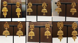 Top 15 Gold Buttalu Designs  22 Carat Gold Jhumka New Collection [upl. by Atteoj512]