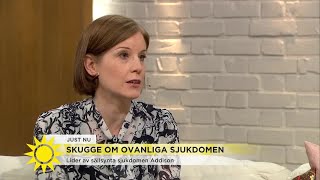 Linda Skugge om sin ovanliga sjukdom Nyhetsmorgon TV4 [upl. by Napoleon]