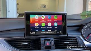 Audi A6 C7 1118 Retrofit Wireless Android Auto [upl. by Adelaide]