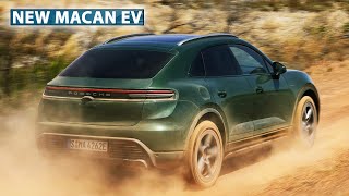 2025 Porsche Macan 4S EV Oak Green Metallic Neo Exterior Interior Drive [upl. by Luna]