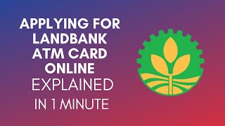 How To Apply For Landbank ATM Card Online 2025 [upl. by Nebur280]